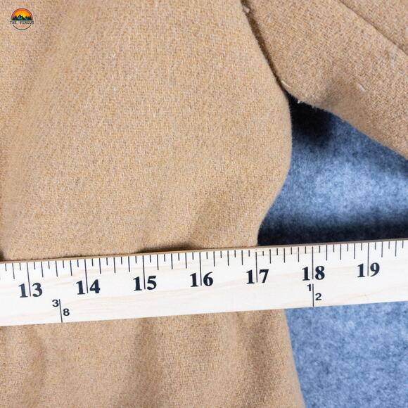 Maurices Overcoat Tan Long Sleeve Full-Zip Pockets Women's Size Medium - Picture 9 of 15